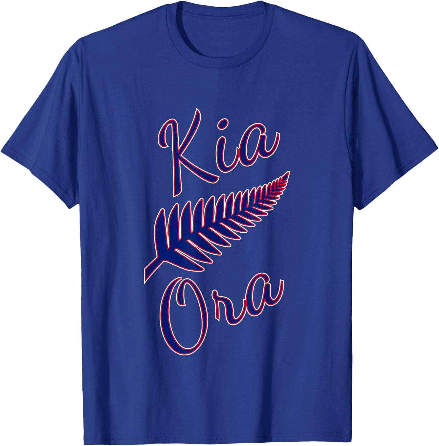 Kia Ora Maori Greeting New Zealand Pride Silver Fern Travel T-Shirt - T-Shirt | Royal