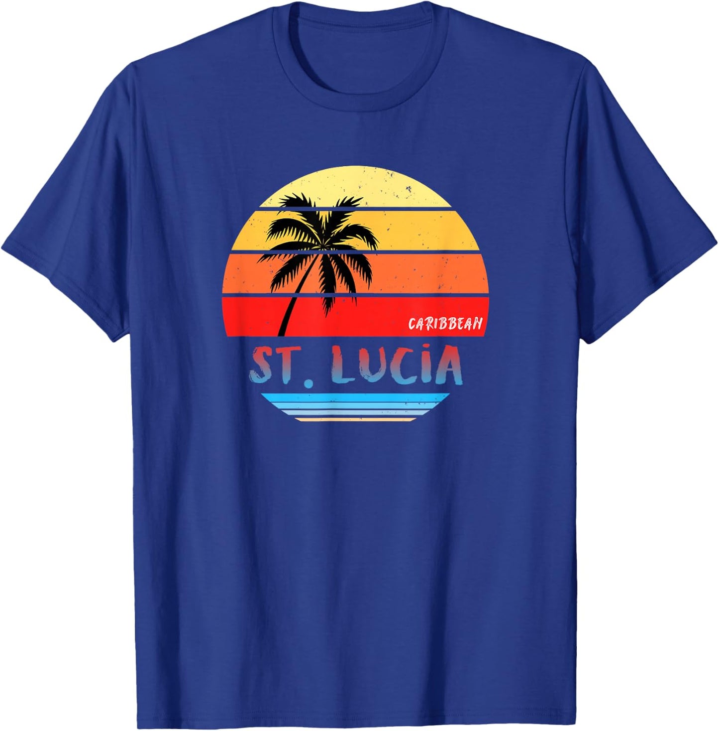 Saint Lucia Souvenir Gift T-Shirt - T-Shirt | Royal