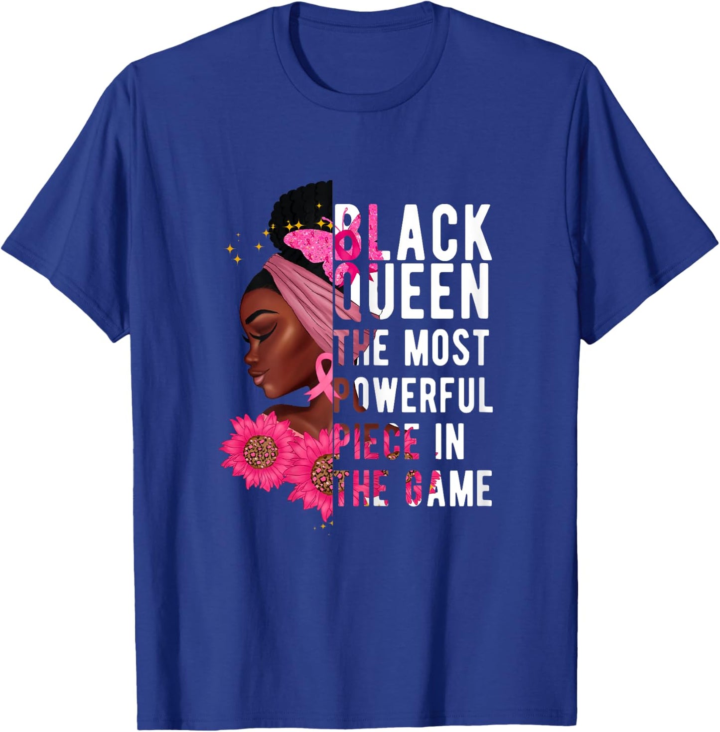 Black Queen The Most Powerful Piece In The Game Afro Women T-Shirt - T-Shirt | Royal