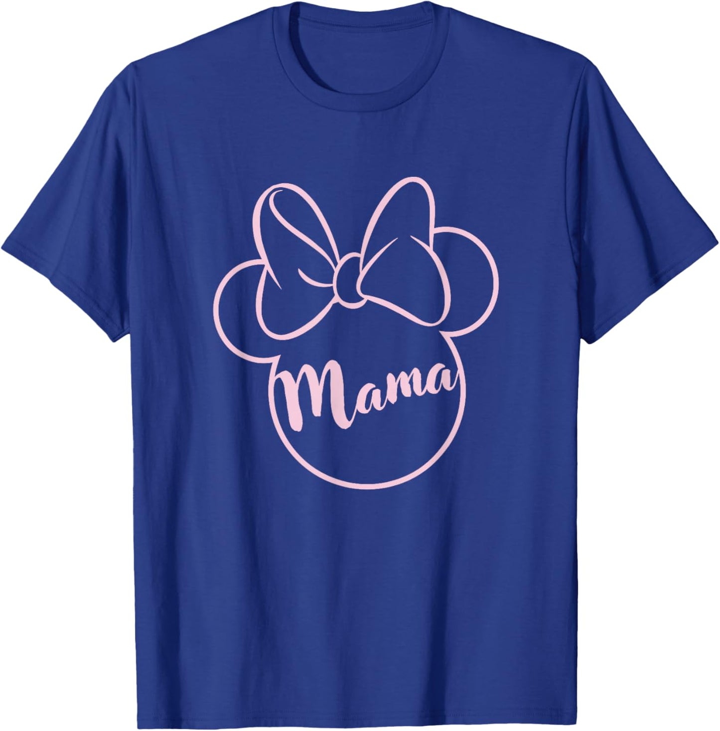 Disney Mickey and Friends Minnie Mouse Mama Pink Bow Ears T-Shirt - T-Shirt | Royal