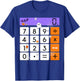 Calculator Halloween Costume Math Geek Mathematics Teacher T-Shirt - T-Shirt | Royal