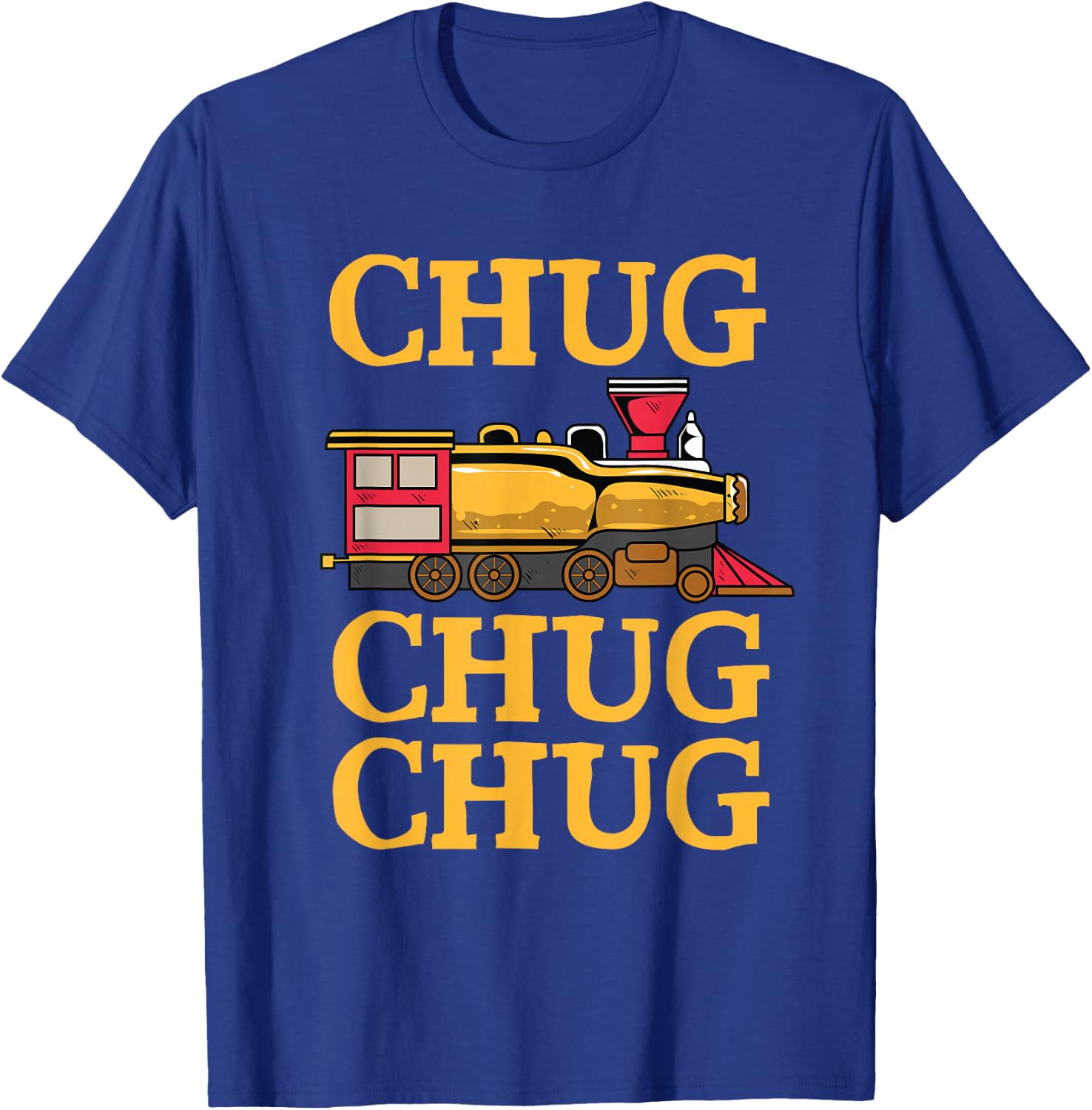 Train - Chug Beer Bottle - Depot Bar T-Shirt - T-Shirt | Royal