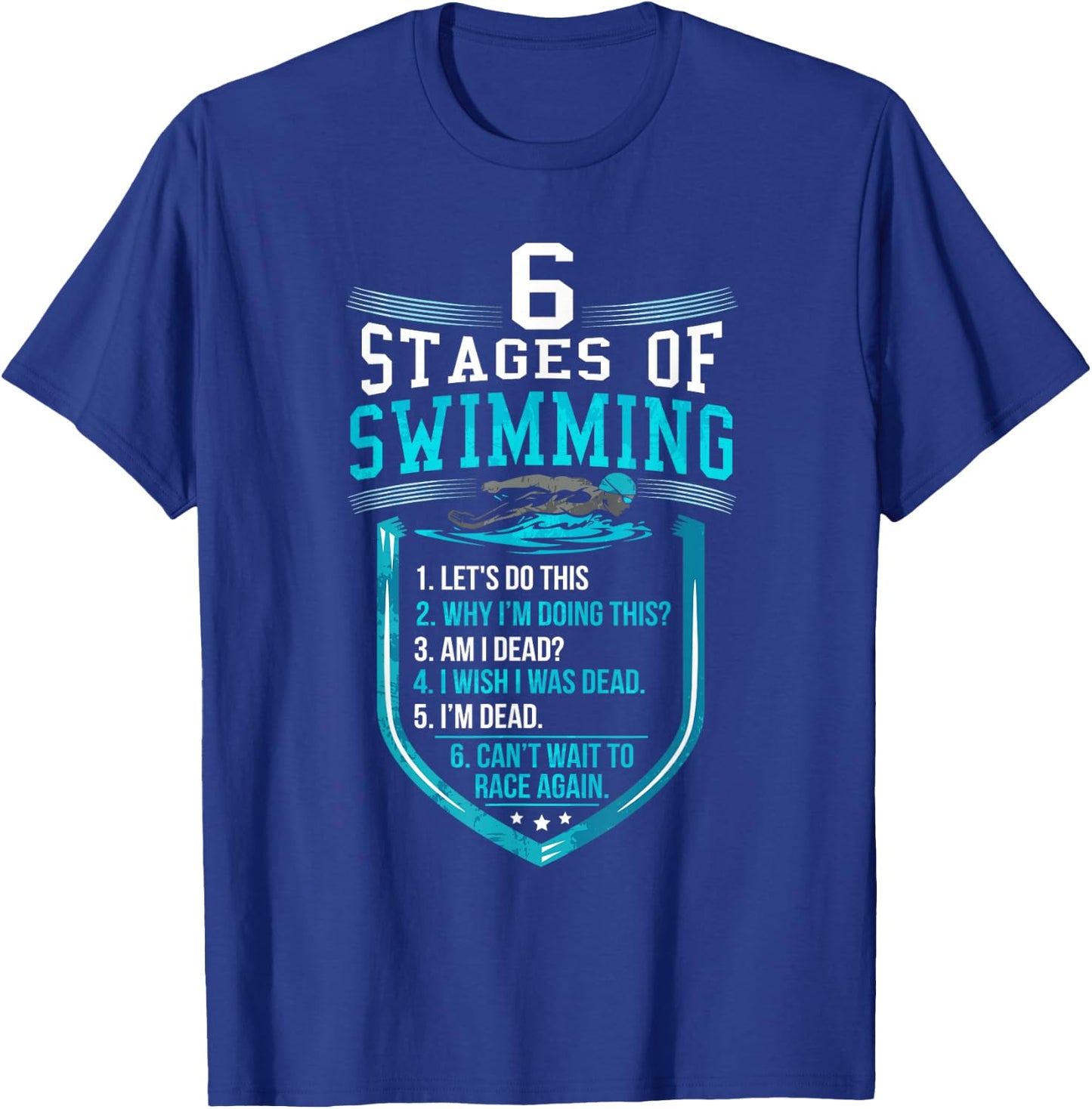 Gifts For Swimmers Swim Team Swimming Funny Swimmers T-Shirt - T-Shirt | Royal