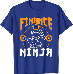 Finance Ninja Manager Director CFO Accountant Accounting T-Shirt - T-Shirt | Royal
