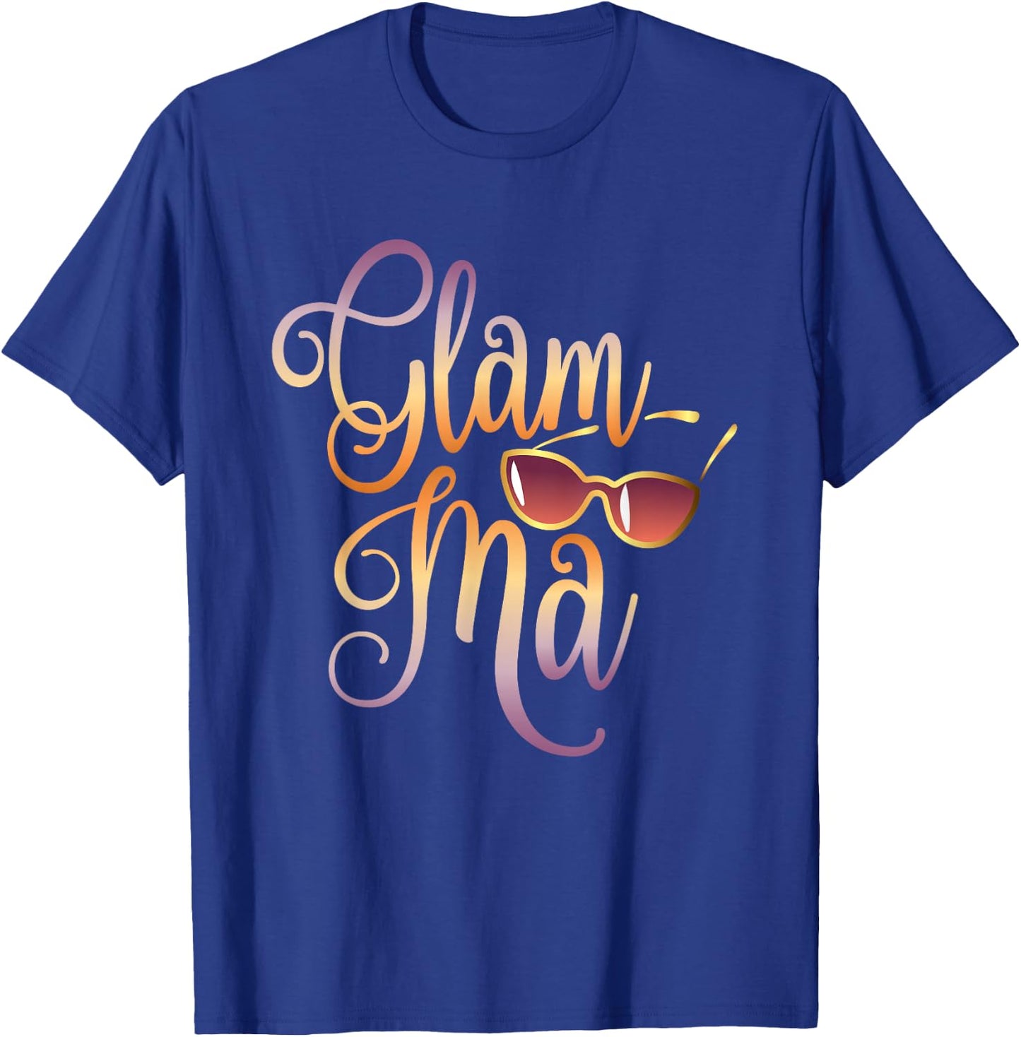 Glamma Grandma Fashion Glamma Sunglasses Gift T - Shirt T-Shirt - T-Shirt | Royal