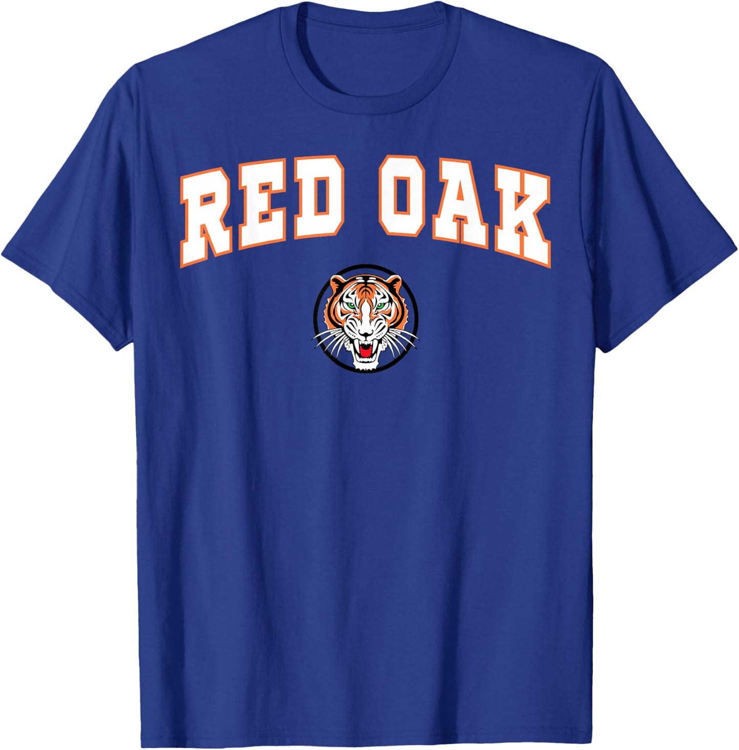 Red Oak High School Tigers C2 T-Shirt - T-Shirt | Royal