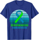 Green Ribbon NF1 Neurofibromatosis Awareness Vintage NF T-Shirt - T-Shirt | Royal