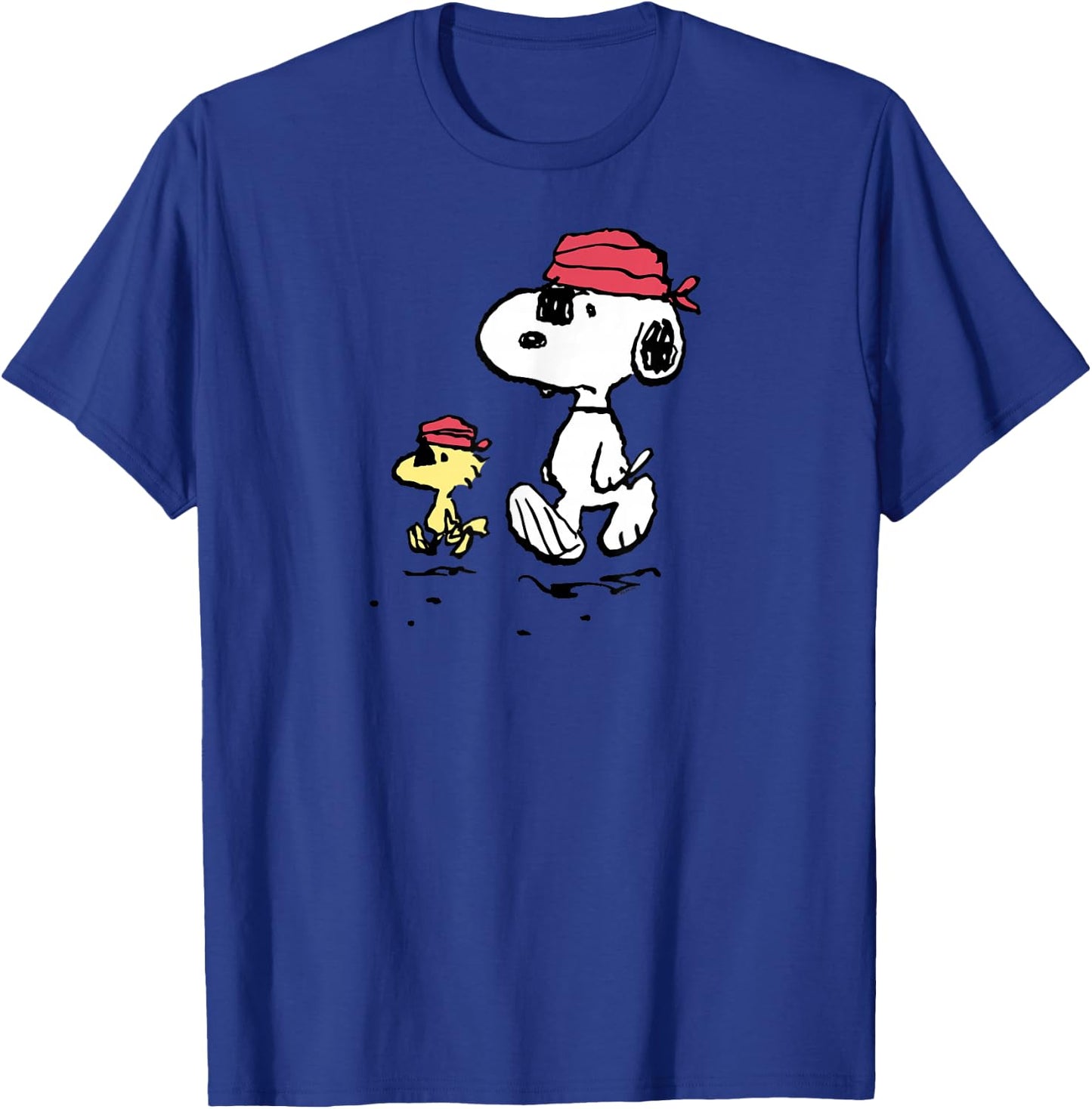 Peanuts Walk and Talk Like a Pirate Small T-Shirt - T-Shirt | Royal