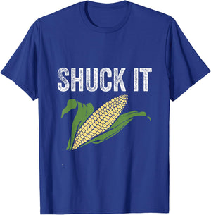 Shuck It Funny Farmer Corn Lover Market Festival Gift T-Shirt - T-Shirt | Royal
