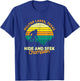 Retro Hilltop Lakes, Texas Big foot Souvenir T-Shirt - T-Shirt | Royal