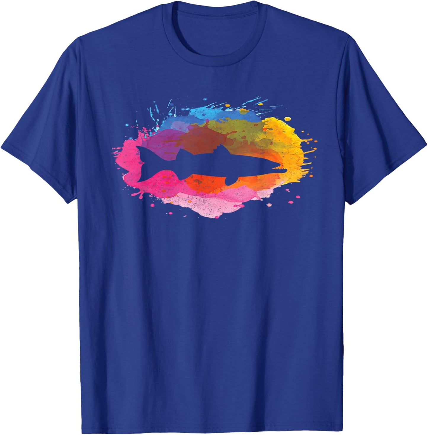 Barracuda Fishing Retro Vintage 80s Style Gift T-Shirt - T-Shirt | Royal