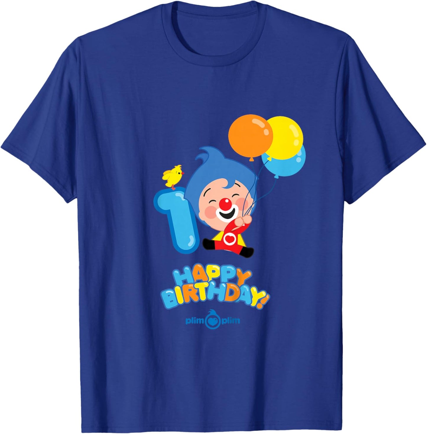 Plim Plim The Kindness Hero - Happy Birthday T-Shirt - T-Shirt | Royal