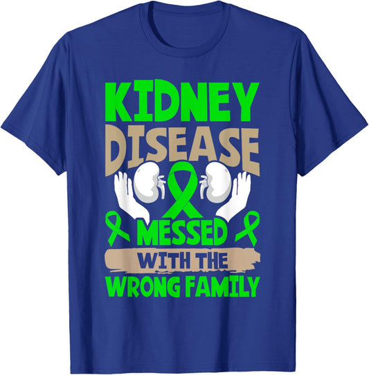 Kidney Disease Awareness T-Shirt - T-Shirt | Royal