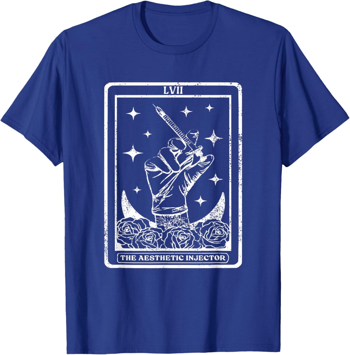 The Aesthetic Injector Tarot Card Aesthetic Nurse Injector , Small, Black T-Shirt - T-Shirt | Royal
