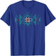 Aztec Design Graphic T-Shirt - T-Shirt | Royal