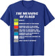 The Meaning of Racing Flags, Just Gonna Send It, Race Flag T-Shirt - T-Shirt | Royal