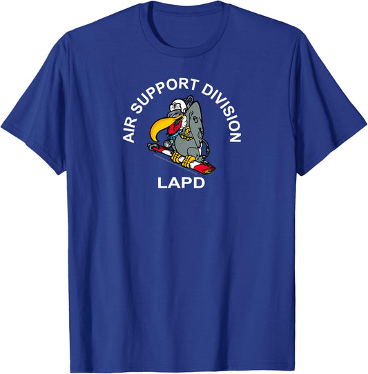 LAPD Air Support Divison T-Shirt - T-Shirt | Royal