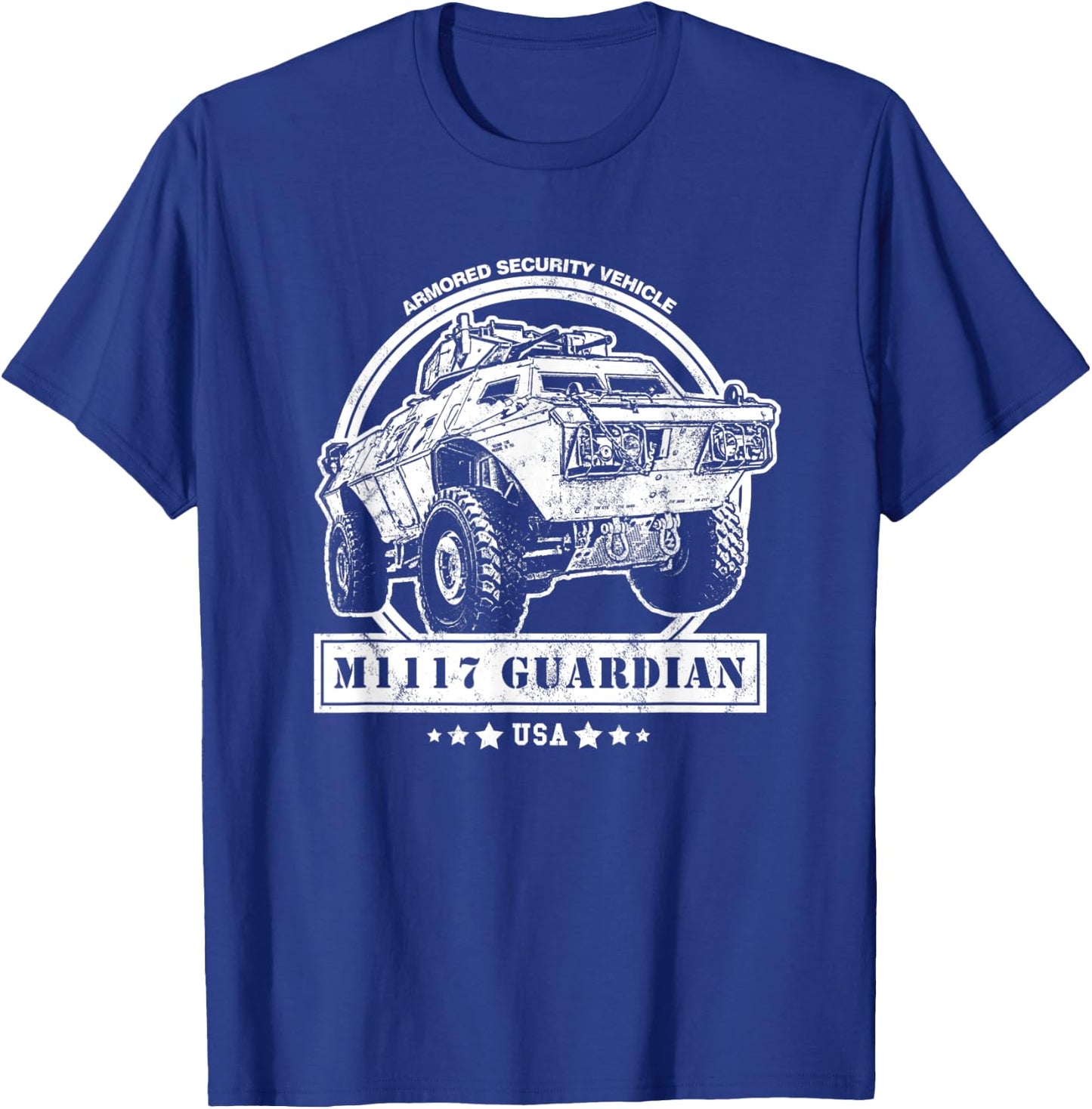 M1117 Guardian Armored Security Vehicle (ASV) T-Shirt - T-Shirt | Royal