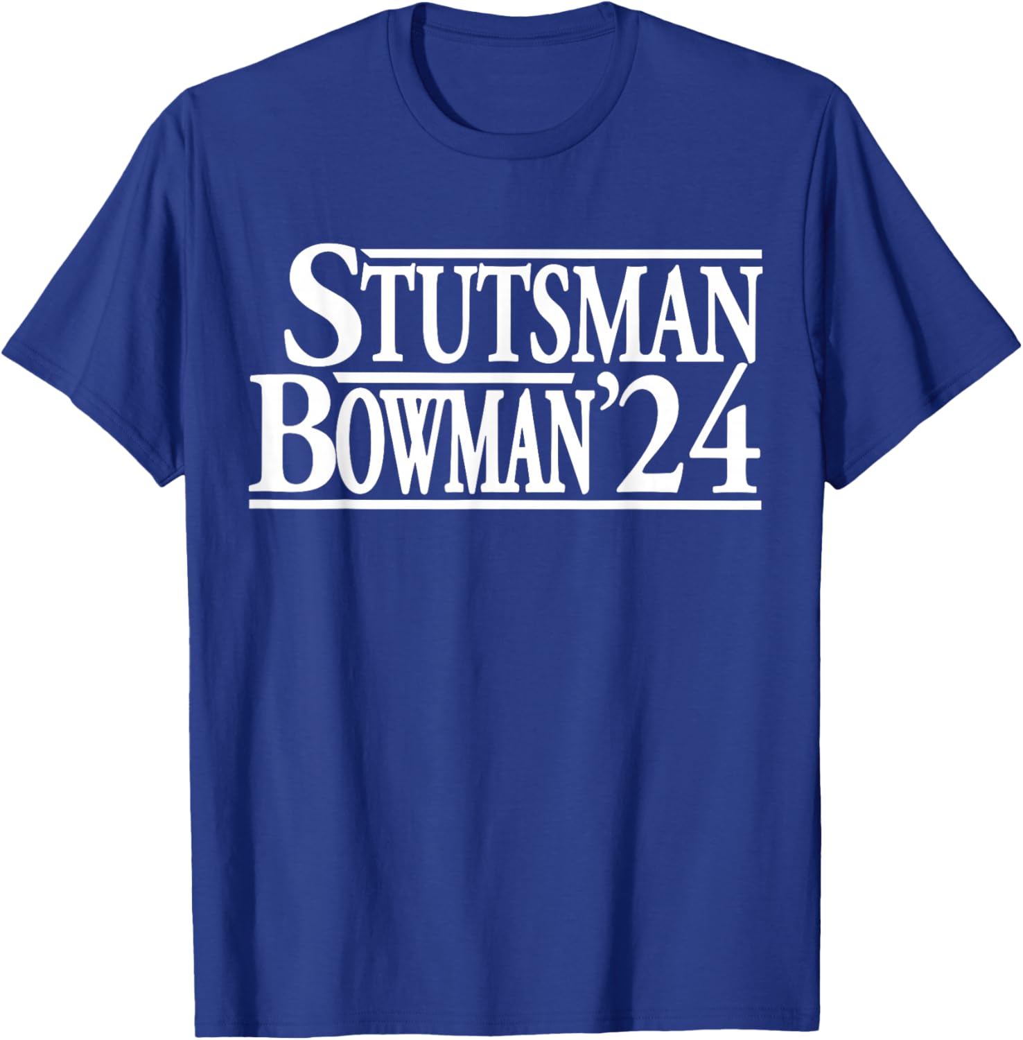 Stutsman Bowman '24 T-Shirt - T-Shirt | Royal