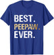 Birthday Fathers Day Christmas Gifts for Peepaw - Peepaw Gift from Granddaughter Grandson - Best Peepaw Ever - Black - Men's - Small - Short Sleeve - Cotton 65%, Polyester 35% T-Shirt - T-Shirt | Royal