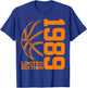 36th BIRTHDAY BASKETBALL LIMITED EDITION 1989 T-Shirt - T-Shirt | Royal