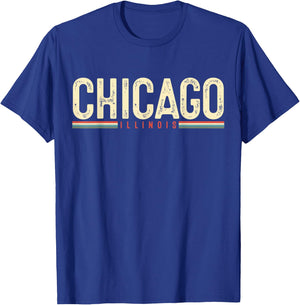 Chicago, Illinois T-Shirt - T-Shirt | Royal