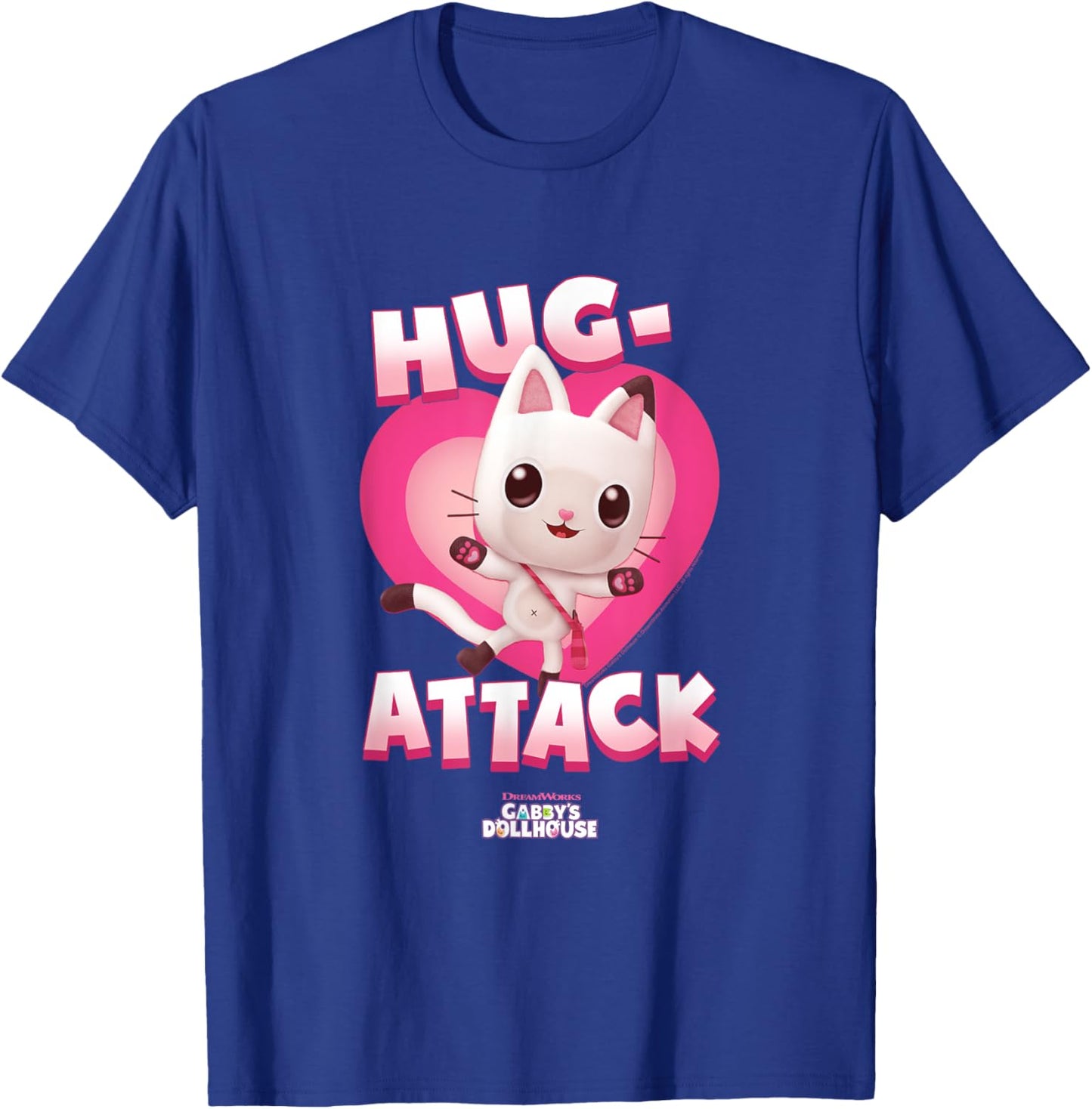 DreamWorks Gabby's Dollhouse Valentine's Day Hug Attack T-Shirt - T-Shirt | Royal