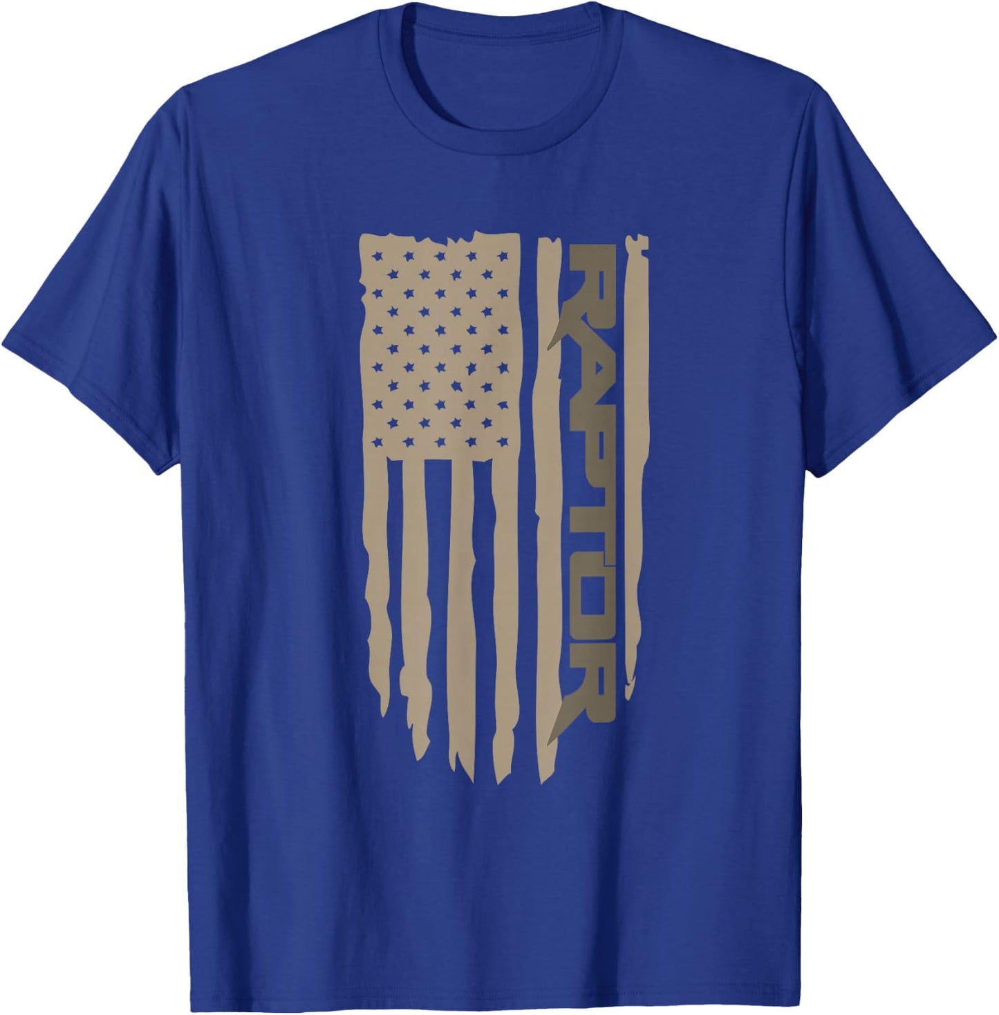 Wandering Wheels Raptor Truck American Flag T-Shirt - T-Shirt | Royal