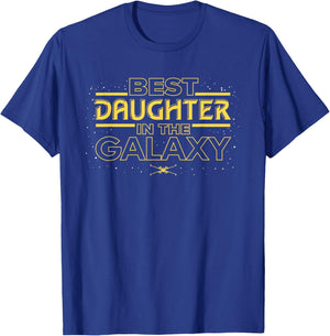 Star Wars Best Daughter in the Galaxy Family Trip Birthday T-Shirt - T-Shirt | Royal