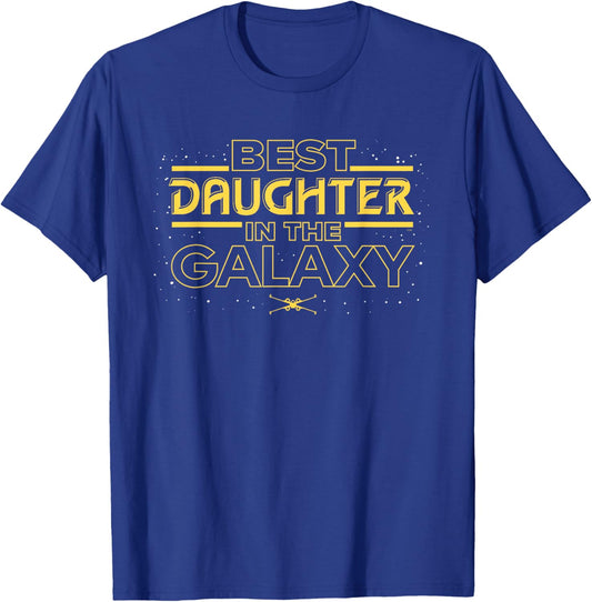 Star Wars Best Daughter in the Galaxy Family Trip Birthday T-Shirt - T-Shirt | Royal