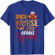 PICU Nurse Gobble Squad Thanksgiving Leopard Matching Family T-Shirt - T-Shirt | Royal