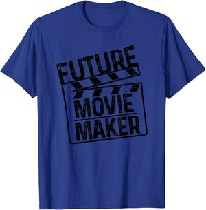 Future Movie Director Film Making Filmmaker Funny Gift T-Shirt - T-Shirt | Royal