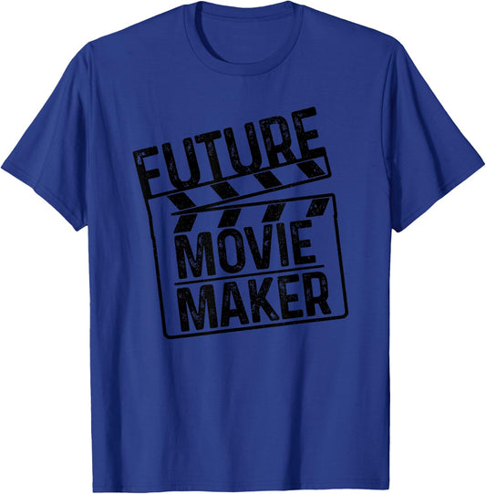 Future Movie Director Film Making Filmmaker Funny Gift T-Shirt - T-Shirt | Royal