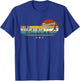Marathon Runner Retro Funny Running For Dad Coach Marathoner T-Shirt - T-Shirt | Royal