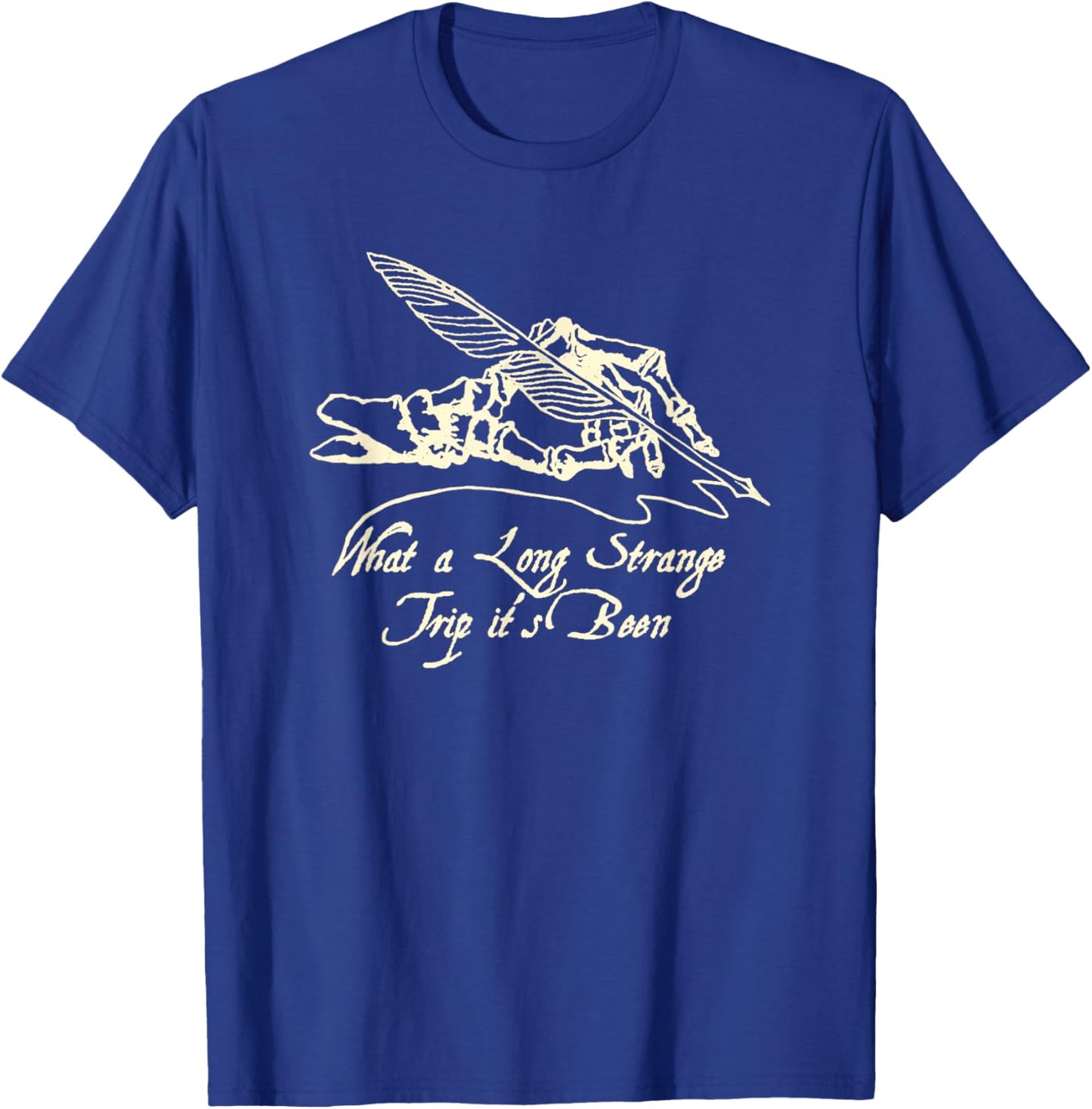 Grateful Dead Ice Nine Lyrics Strange Trip T-Shirt - T-Shirt | Royal