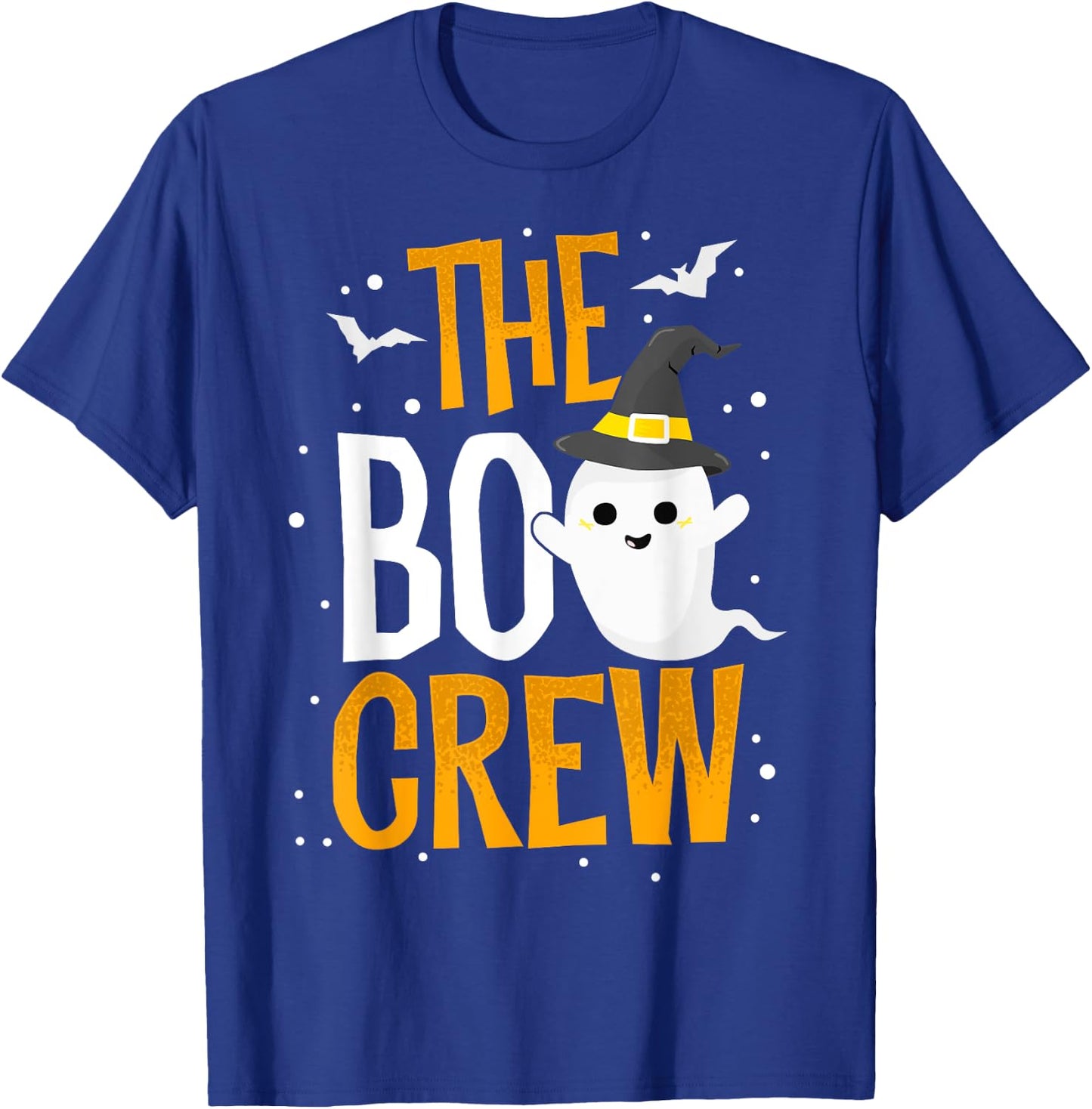 The Boo Crew Halloween Ghost Trick Treat Outfit Squad Team T-Shirt - T-Shirt | Royal