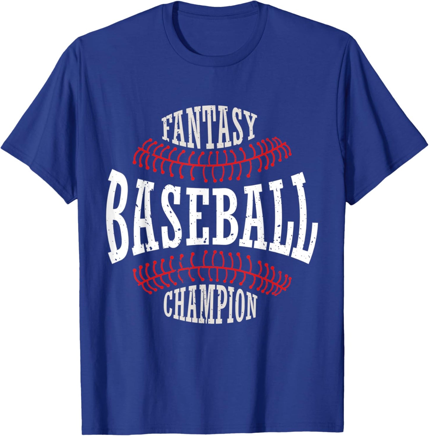 Fantasy Baseball Champion Athletic Sports Baseball T-Shirt - T-Shirt | Royal