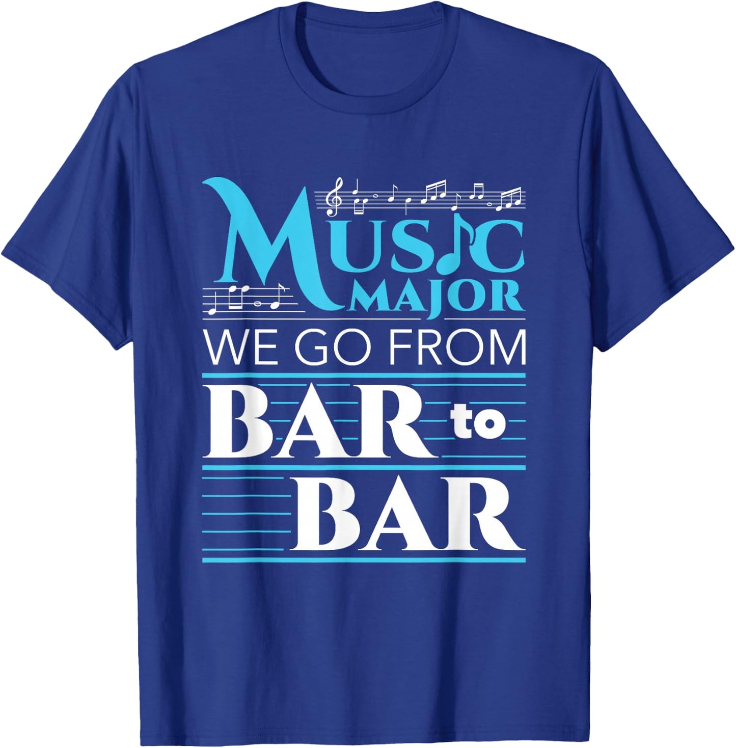Music Major Student Funny Pun Graduation T-Shirt - T-Shirt | Royal