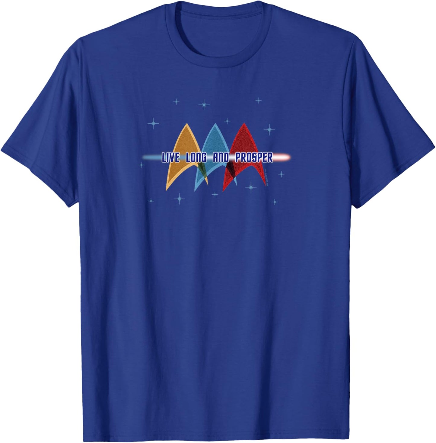 Star Trek: The Original Series Live Long and Prosper Deltas T-Shirt - T-Shirt | Royal