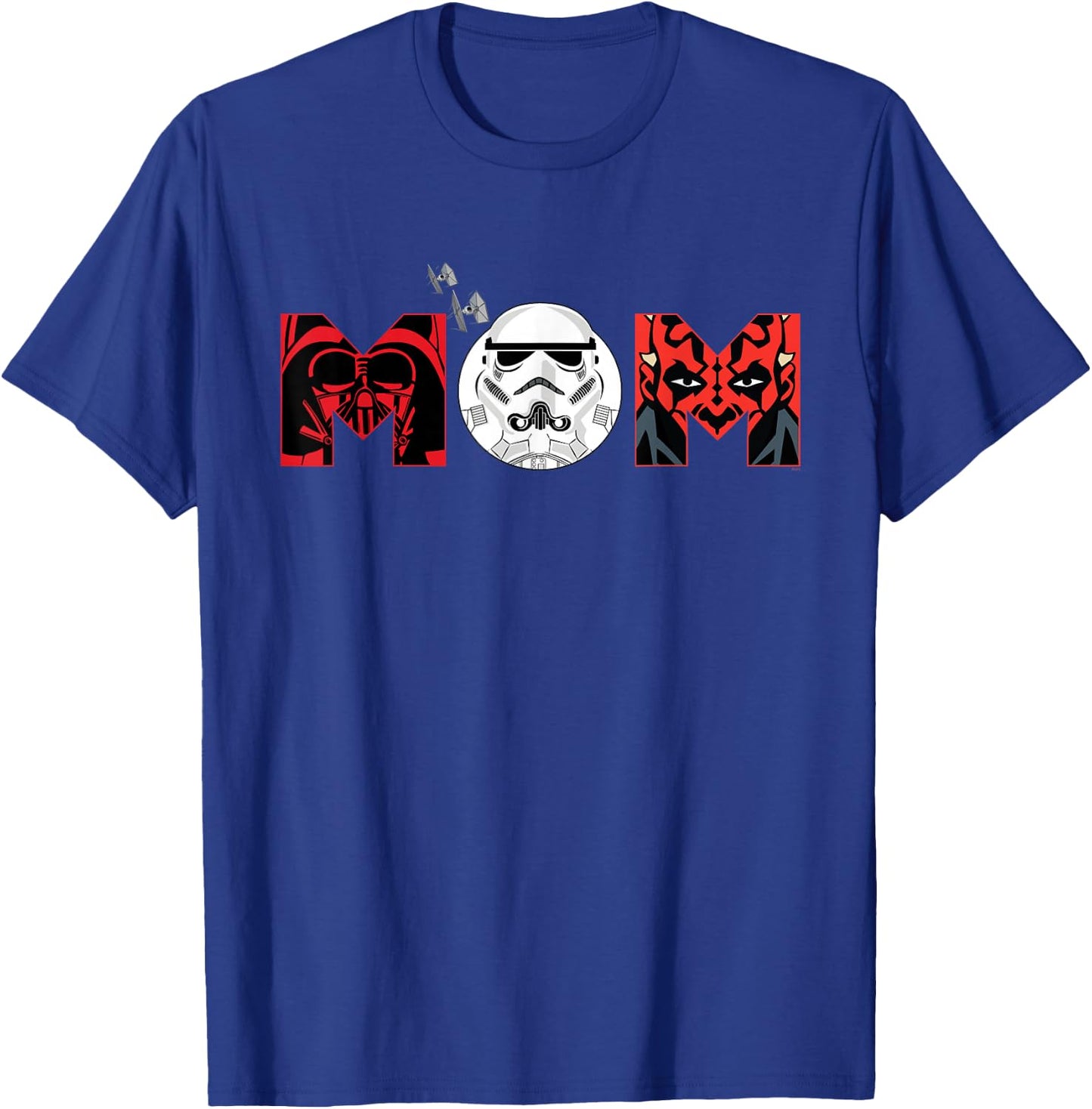Star Wars Darth Vader Darth Maul Mom Mother’s Day Birthday T-Shirt - T-Shirt | Royal
