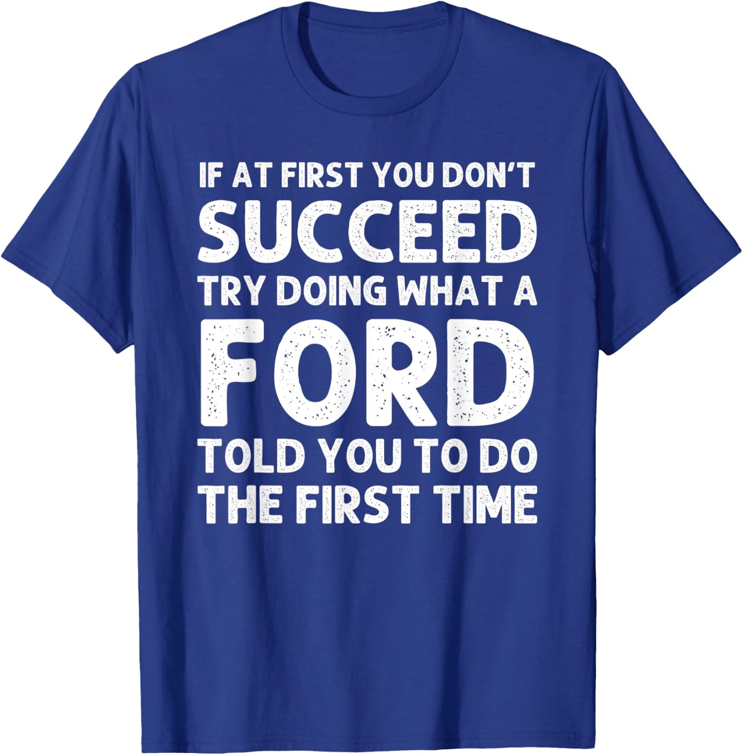 FORD Funny Surname Family Tree Birthday Reunion Idea T-Shirt - T-Shirt | Royal