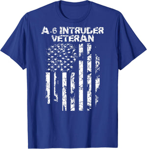 Military Co. A-6 Intruder Veteran T-Shirt - T-Shirt | Royal