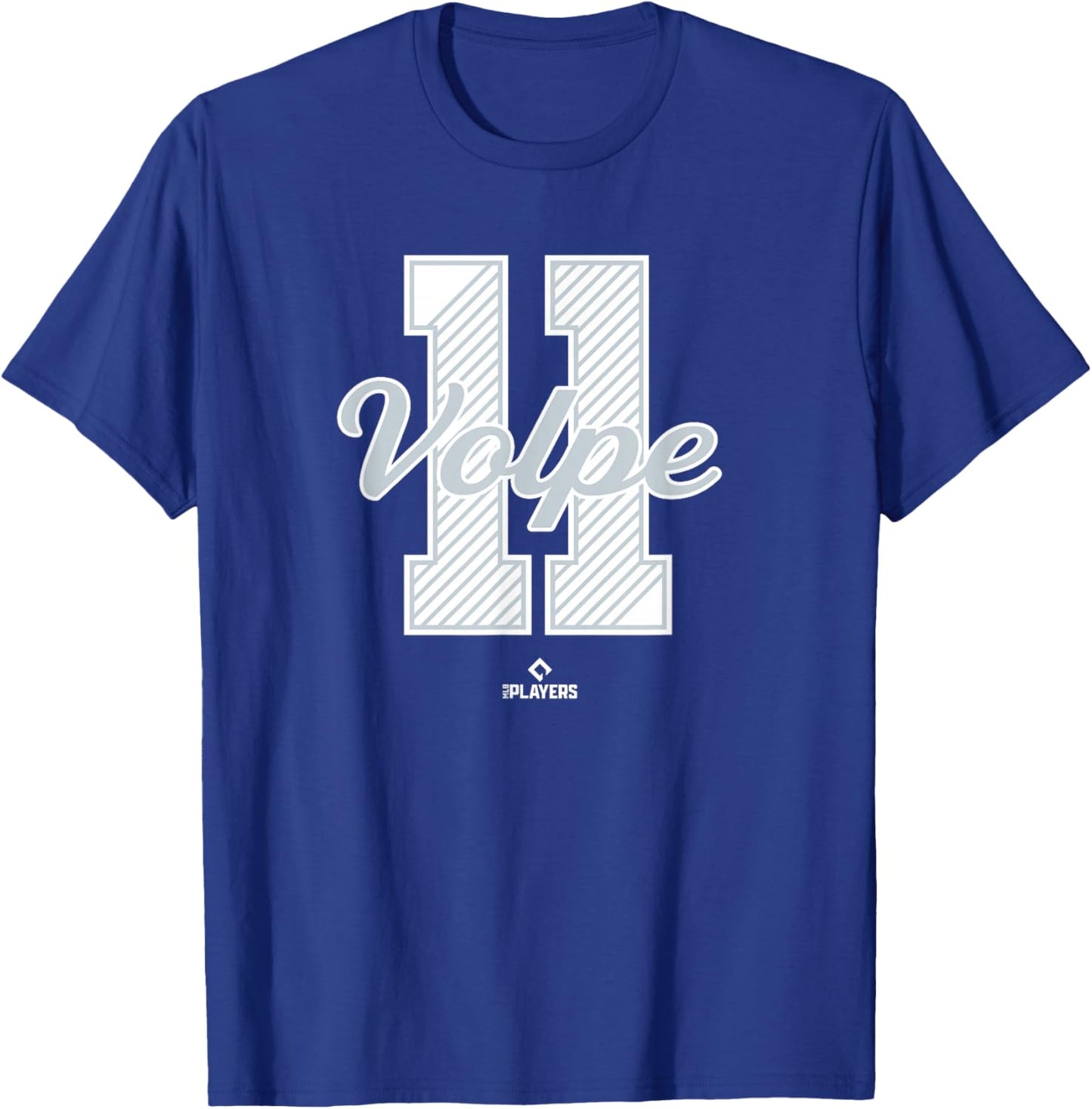 Anthony Volpe 11 New York MLBPA T-Shirt - T-Shirt | Royal