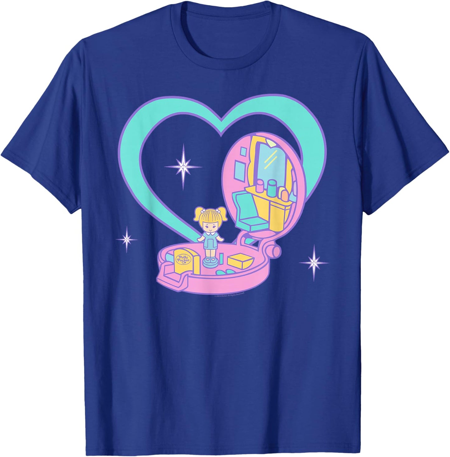 Polly Pocket Heart Case T-Shirt - T-Shirt | Royal