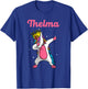 THELMA Gift Name Personalized Birthday Dabbing Unicorn Queen T-Shirt - T-Shirt | Royal