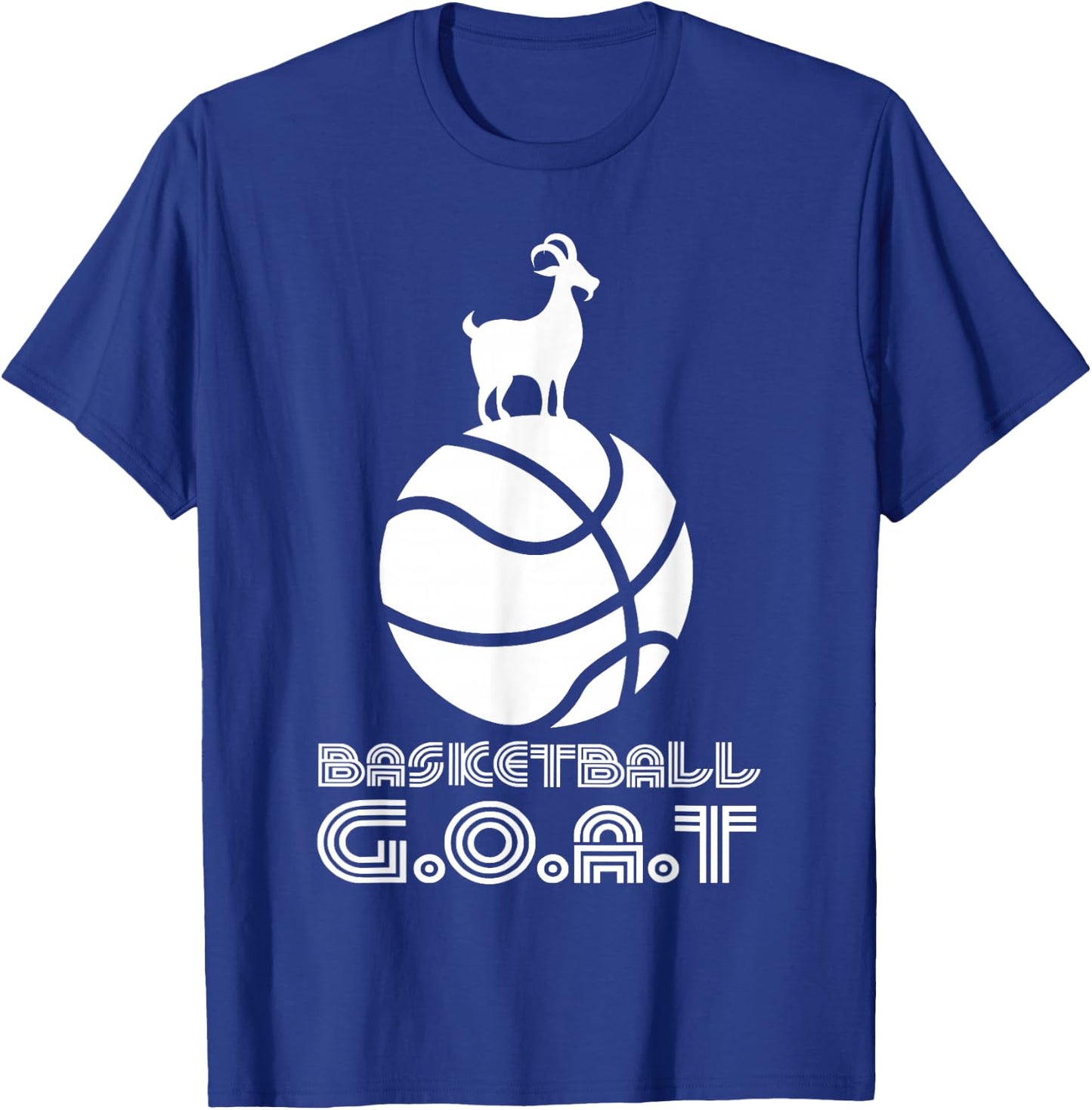 Funny Boys Basketball GOAT Kids Baller Youth Player Gift T-Shirt - T-Shirt | Royal