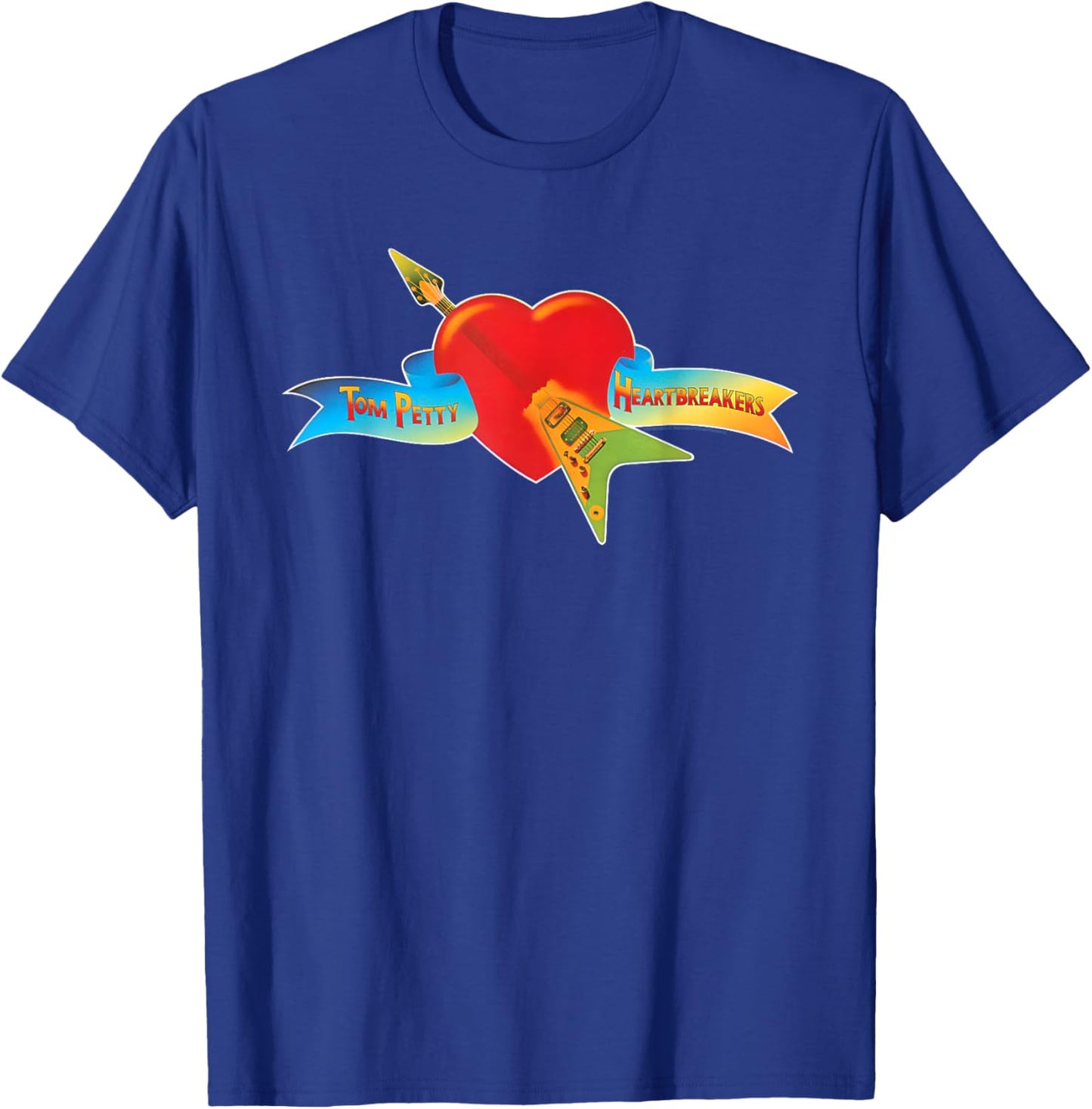 Tom Petty and the Heartbreakers Classic Logo T-Shirt - T-Shirt | Royal