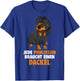 Süße Dackel Hunde Design Geschenke Damen, Kinder Schwarz Cartoon Kurzarm EU S Klein Regulär 16 19 cm U-Ausschnitt Klassische Passform Dackel Illustration T-Shirt - T-Shirt | Royal