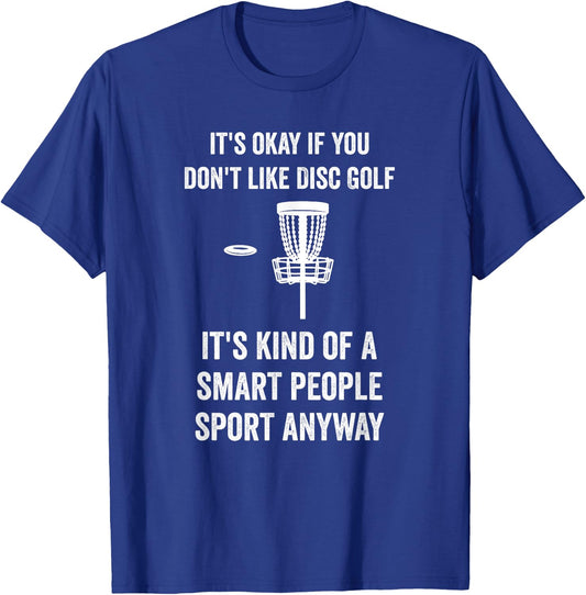 Funny Disc Golf Men Woman Kids T-Shirt - T-Shirt | Royal