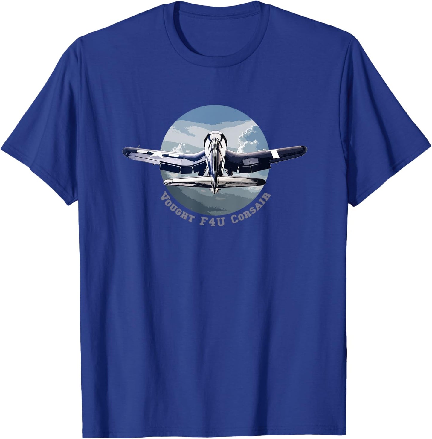 Vought F4U Corsair WW2 Fighter T-Shirt - T-Shirt | Royal